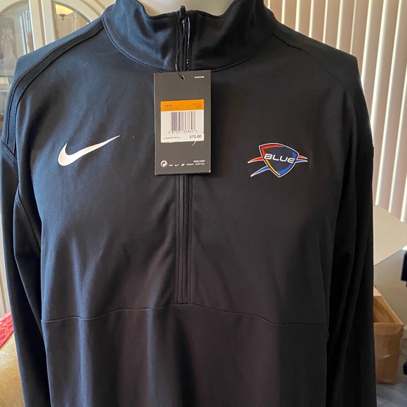 New Nike G-League Oklahoma City Blue quarter zip jacket size XXL - Picture 1 of 4